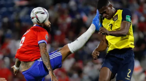 El King vio la roja directa en el duelo ante Ecuador.