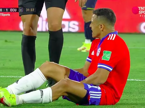 Mala suerte nivel Dios: Alexis sale lesionado
