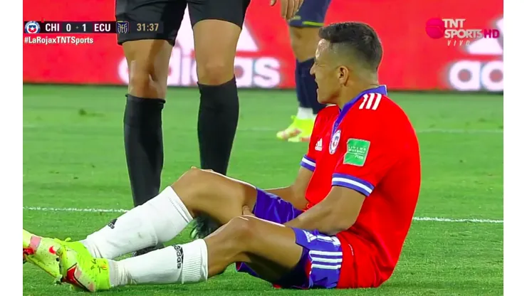 Alexis tuvo que ser reemplazado