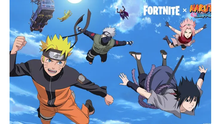 El popular anime llegó a Fortnite con skins