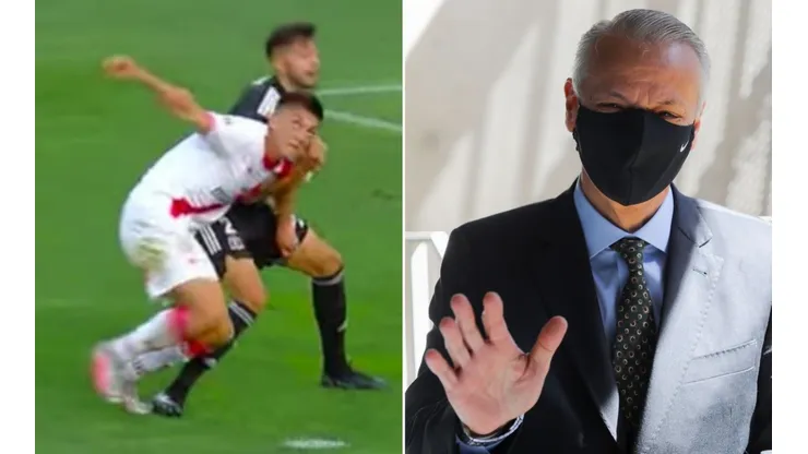 Javier Castrilli afirma que el penal debió señalarse a favor de Curicó Unido.
