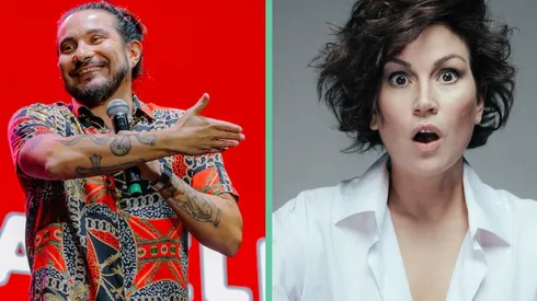 Felipe Avello y Javiera Contador, los protagonistas del evento Volver a Reír.