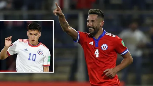 Marcelino ocupó el lugar de Mauricio Isla frente a Paraguay