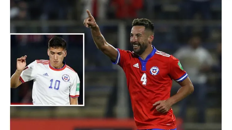 Marcelino ocupó el lugar de Mauricio Isla frente a Paraguay