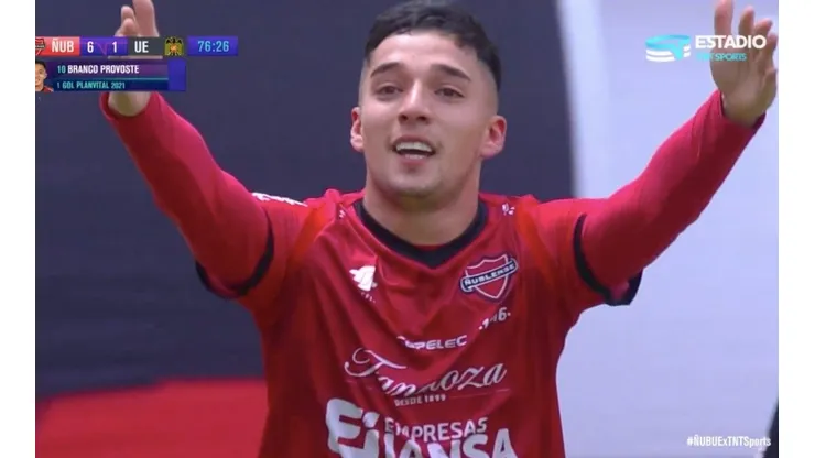 El carrerón galáctico de Provoste para su primer gol profesional