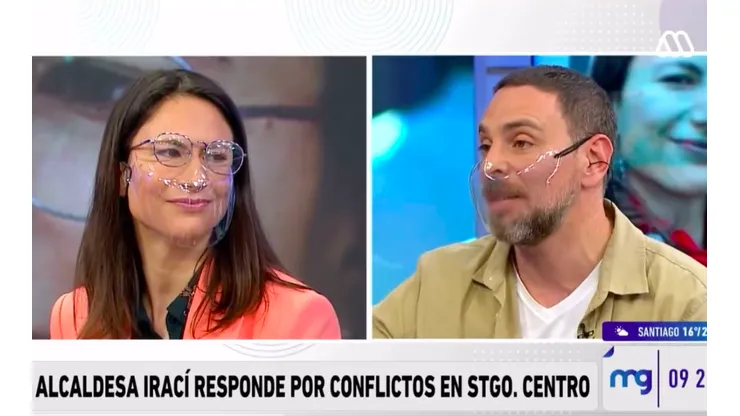 Irací Hassler y José Antonio Neme en Mucho Gusto.