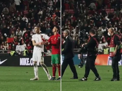 El monumental enojo de Cristiano con Fernando Santos