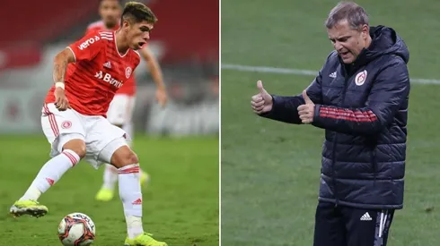 Diego Aguirre aplaudió la actuación de Palacios en el triunfo de Inter.