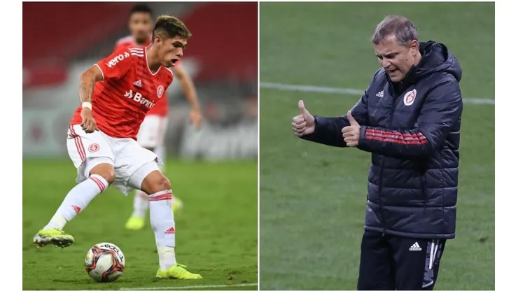 Diego Aguirre aplaudió la actuación de Palacios en el triunfo de Inter.