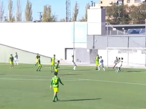 Joya de la cantera de Real Madrid la rompe con brutal chilenita