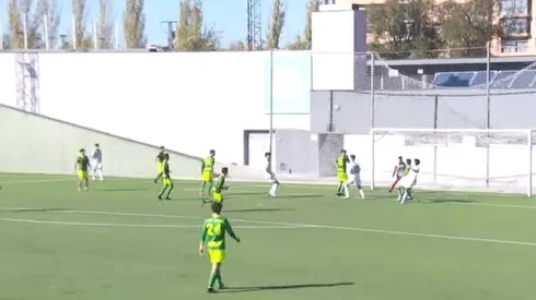 El canterano merengue se lució con un lujito ante Aluche.