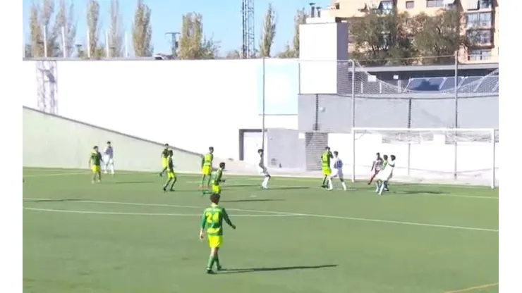 El canterano merengue se lució con un lujito ante Aluche.