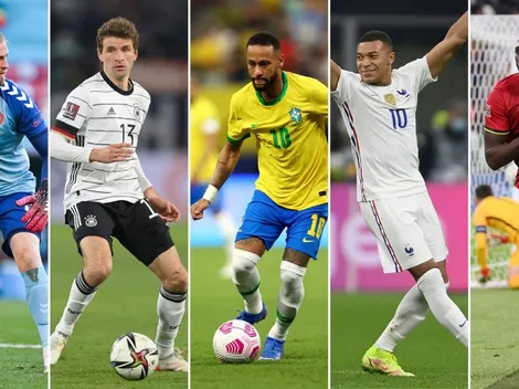 Selecciones clasificadas al momento al Mundial de Qatar 2022