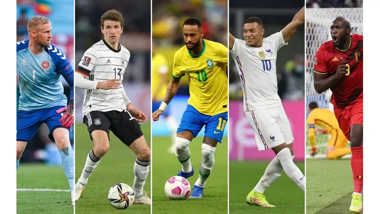 Dinamarca, Alemania, Brasil, Francia y Bélgica ya se unieron a Qatar para el Mundial 2022.
