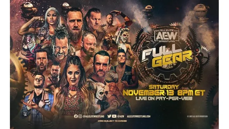 Este sábado se realizará la tercera edición de Full Gear de All Elite Wrestling.