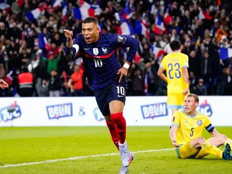 Francia clasifica a Qatar 2022 con show de Kylian Mbappé