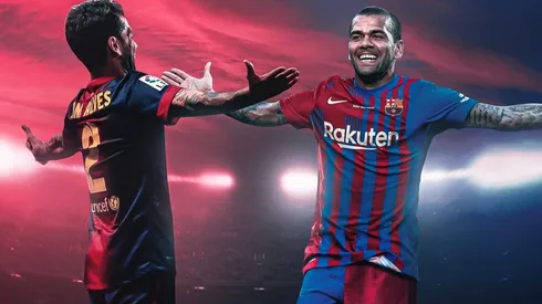 Dani Alves vuelve en gloria y majestad al Barcelona