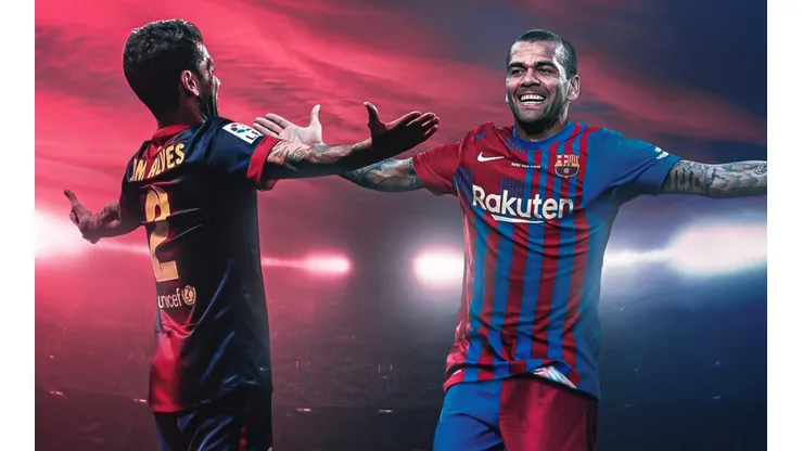 Dani Alves vuelve en gloria y majestad al Barcelona