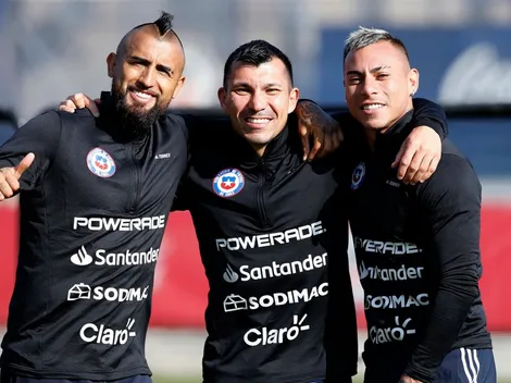 La Roja vuelve a entrenar con Medel y Pulgar en cancha