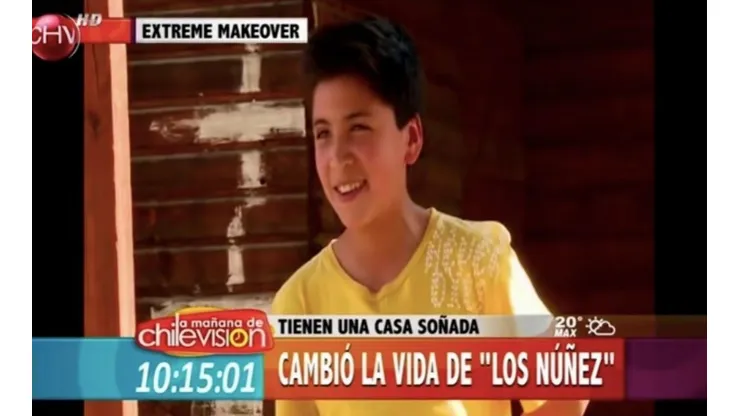 Marcelino Núñez dijo a los 13 años que su sueño era ir al Mundial