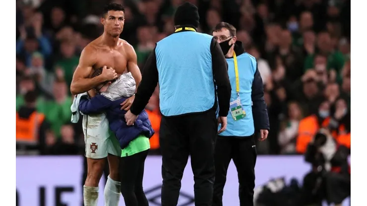 Cristiano Ronaldo tuvo un tremendo gesto tras el partido ante Irlanda.