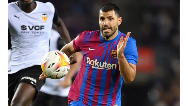 Sergio Agüero sólo registra cinco partidos y un gol desde su llegada al Barcelona de España