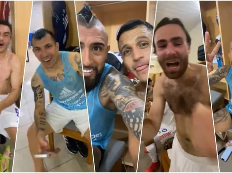 El eufórico Live de Alexis Sánchez en el camarín de la Roja