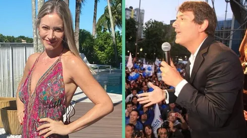 Marcela Vacarezza y Franco Parisi.