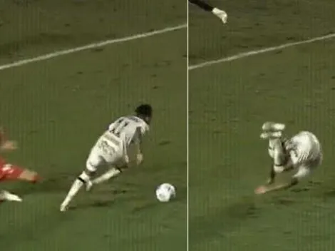 La simulación del año: ni lo tocan y cae con mortal hacia adelante