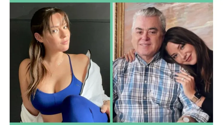 Kel Calderón y su padre Hernán Calderón Salinas.