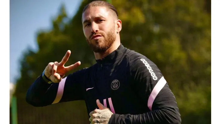 Sergio Ramos estuvo entrenando por primera vez a la par del grupo.