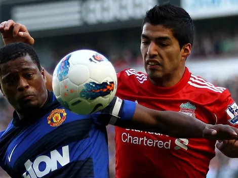 Patrice Evra casi le pega a Luis Suárez en una calle de Manchester