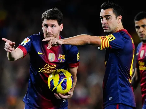 Messi bendice a Xavi en el Barça con cariñoso mensaje
