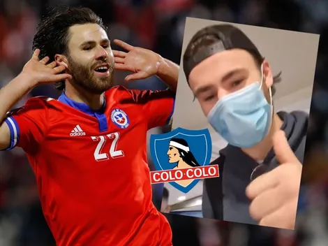 El albo Brereton llegó a Chile: "¡Vamos Colo Colo!"