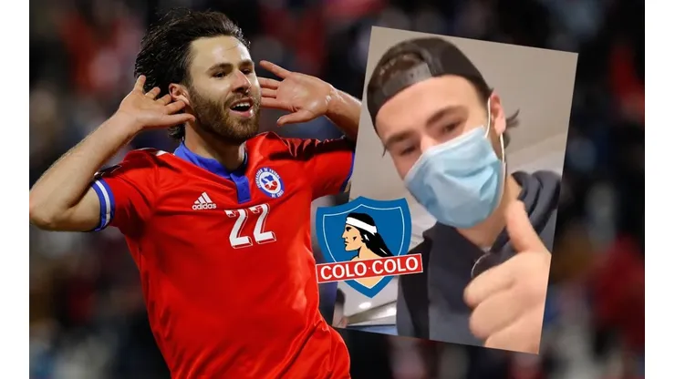 Ben Brereton llegó a Chile para integrarse a la Roja con particular saludo colocolino.