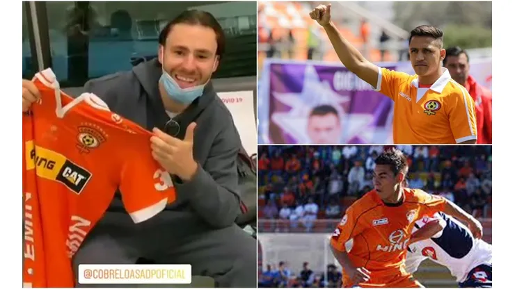 Ahora los tres delanteros de Chile pueden decir que han llevado la camiseta de Cobreloa