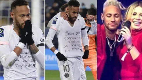Neymar y la fallecida artista eran amigos muy cercanos.