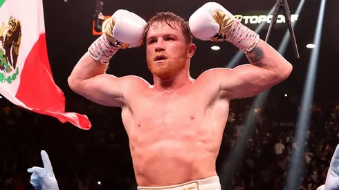 Canelo Álvarez tras vencer a Caleb Plant.