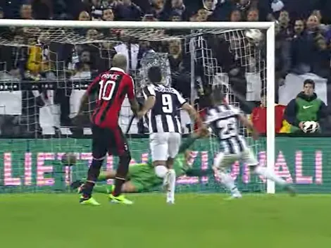 ¡Dónde la metiste, King! El golazo de Vidal al Milan