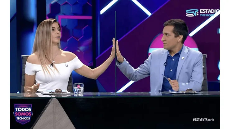 Un amigable coqueteo se tomó el programa TST de este viernes.