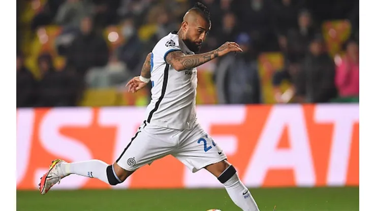 Arturo Vidal, una máquina del Inter contra Sheriff en Champions.
