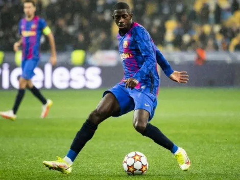 Dembélé se lesiona tras jugar solo 25 minutos con Barcelona
