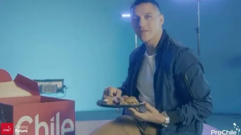 Mostrando los mejores productos nacionales se mostró en un comercial Alexis Sánchez
