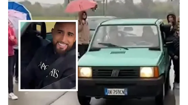 Arturo Vidal paseó con su nueva joyita en Como