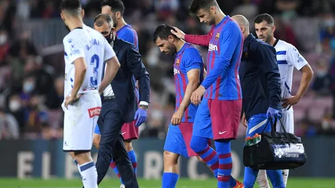 Sergio Kun Agüero se aleja de las canchas tras su susto con Barcelona