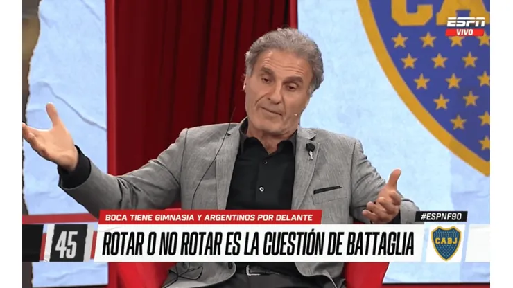 Óscar Ruggeri le repartió críticas a Juan Román Riquelme.