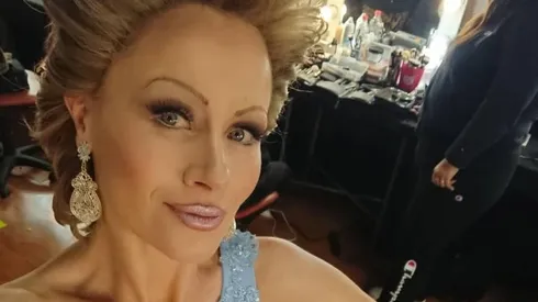 Amaya Forch en los camarines de The Covers.