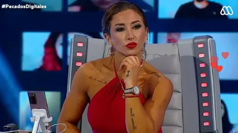 La modelo estuvo presente en Pecados Digitales.