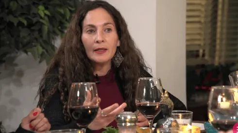 La actriz estuvo presente en La Divina Comida.