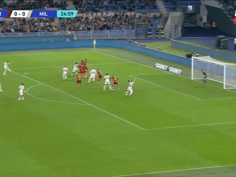 Zlatan marca su primer gol de tiro libre desde 2018 ante Roma